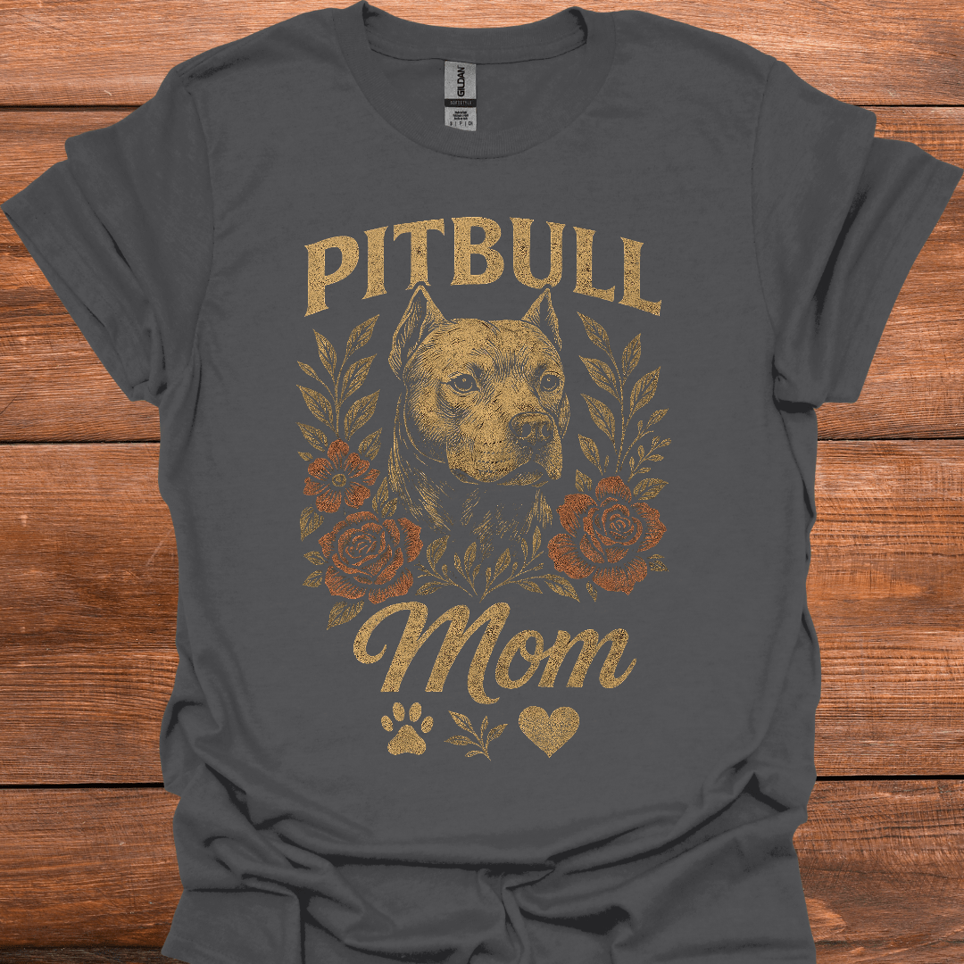 Pitbull Mom T-Shirt