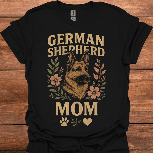 German Shephard Mom T-Shirt