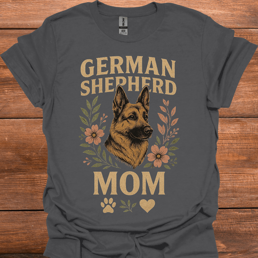 German Shephard Mom T-Shirt