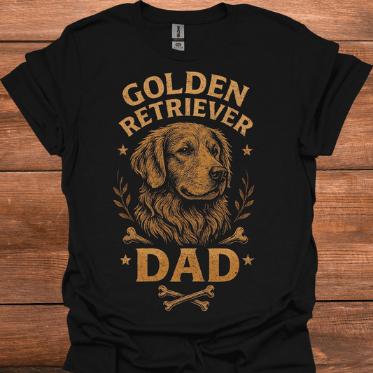 Golden Retriever Dad T-Shirt