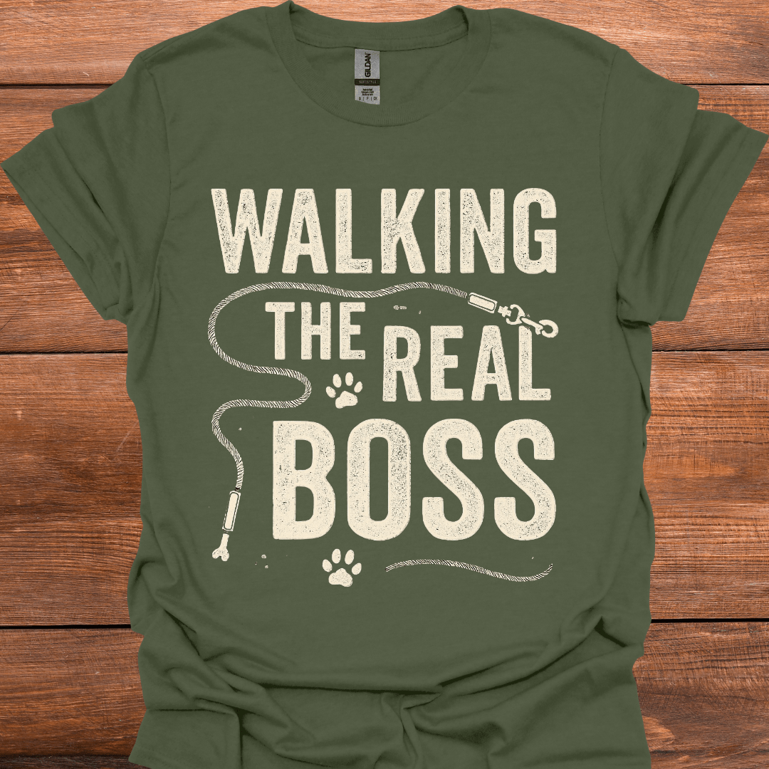 Walking The Real Boss T-Shirt