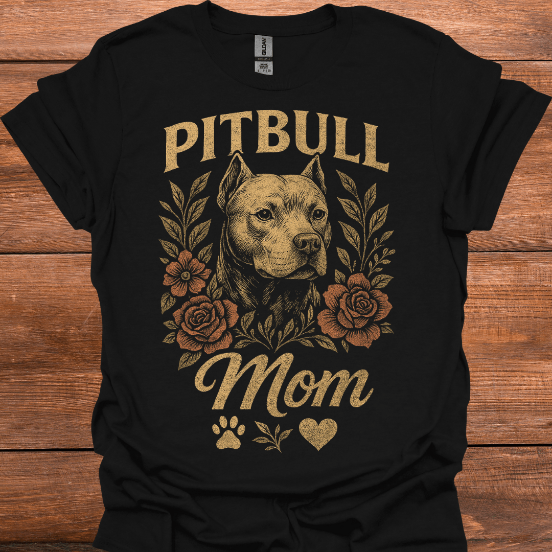 Pitbull Mom T-Shirt
