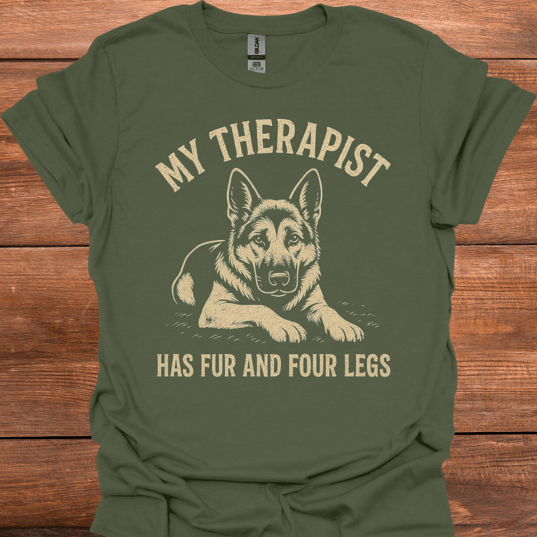 My Therapist Has Fur And Four Legs T-Shirt