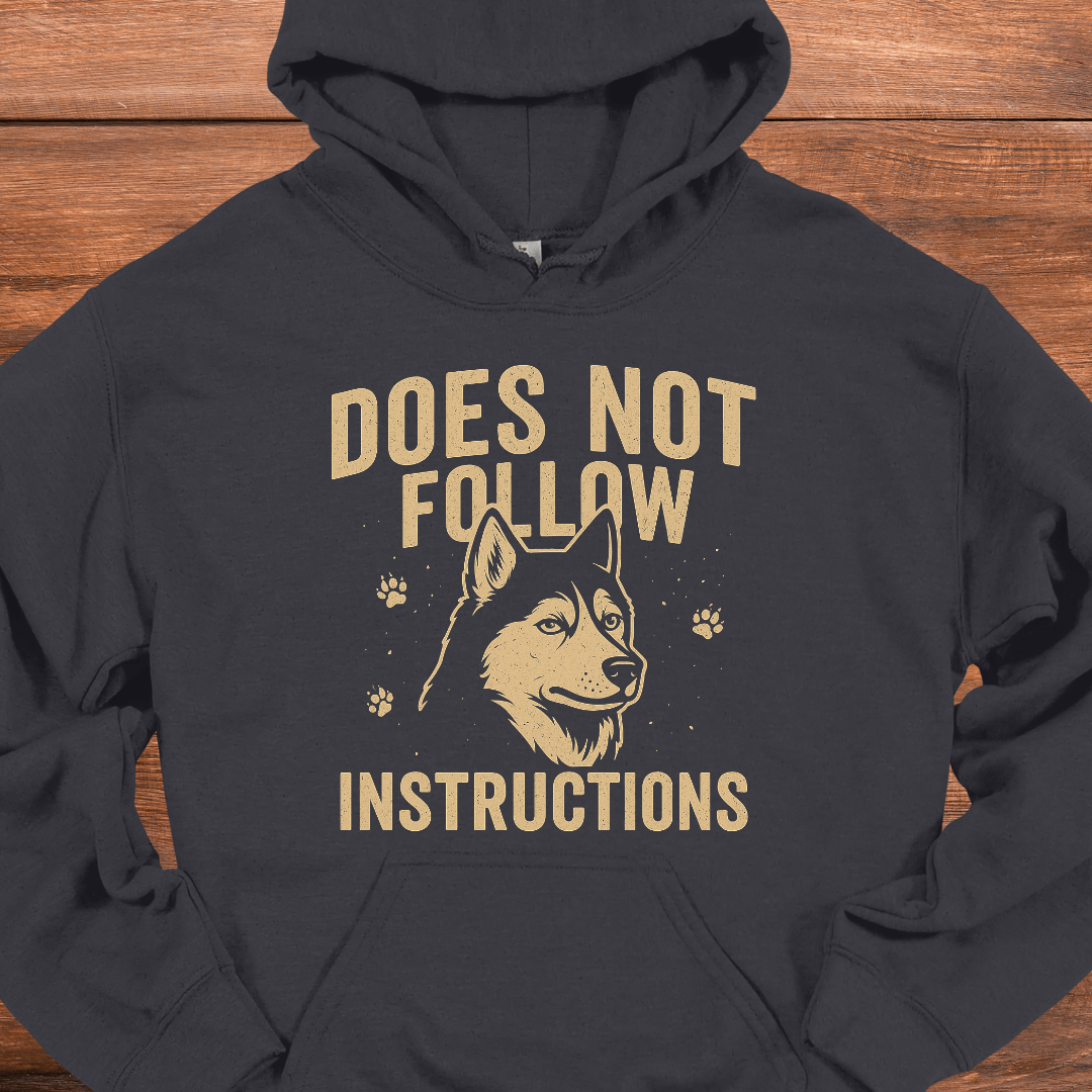 Does Not Follow Instructions Hoodie