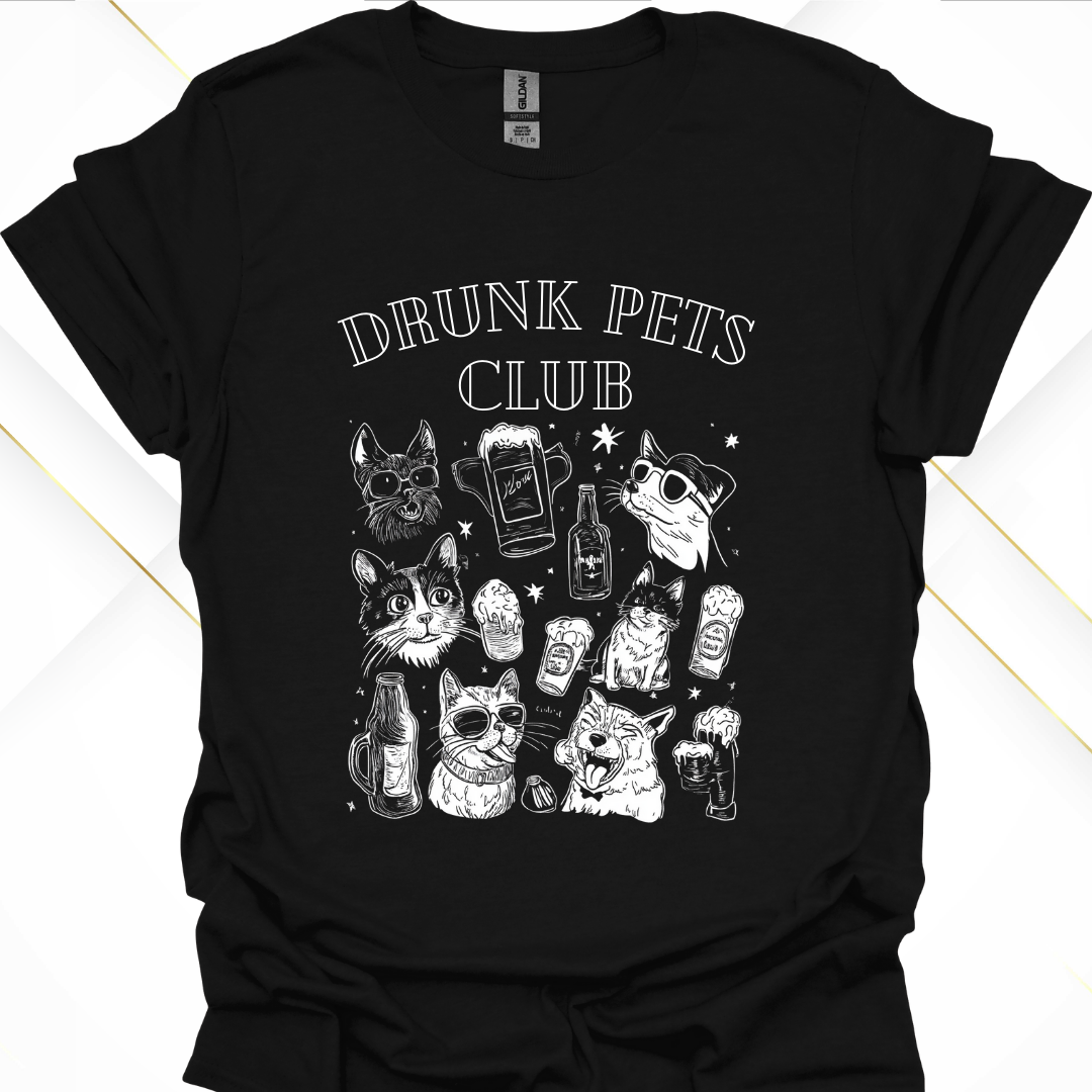 Drunk Pets Club T-Shirt