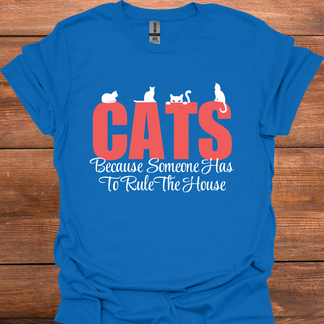 Cats Rule The House T-Shirt