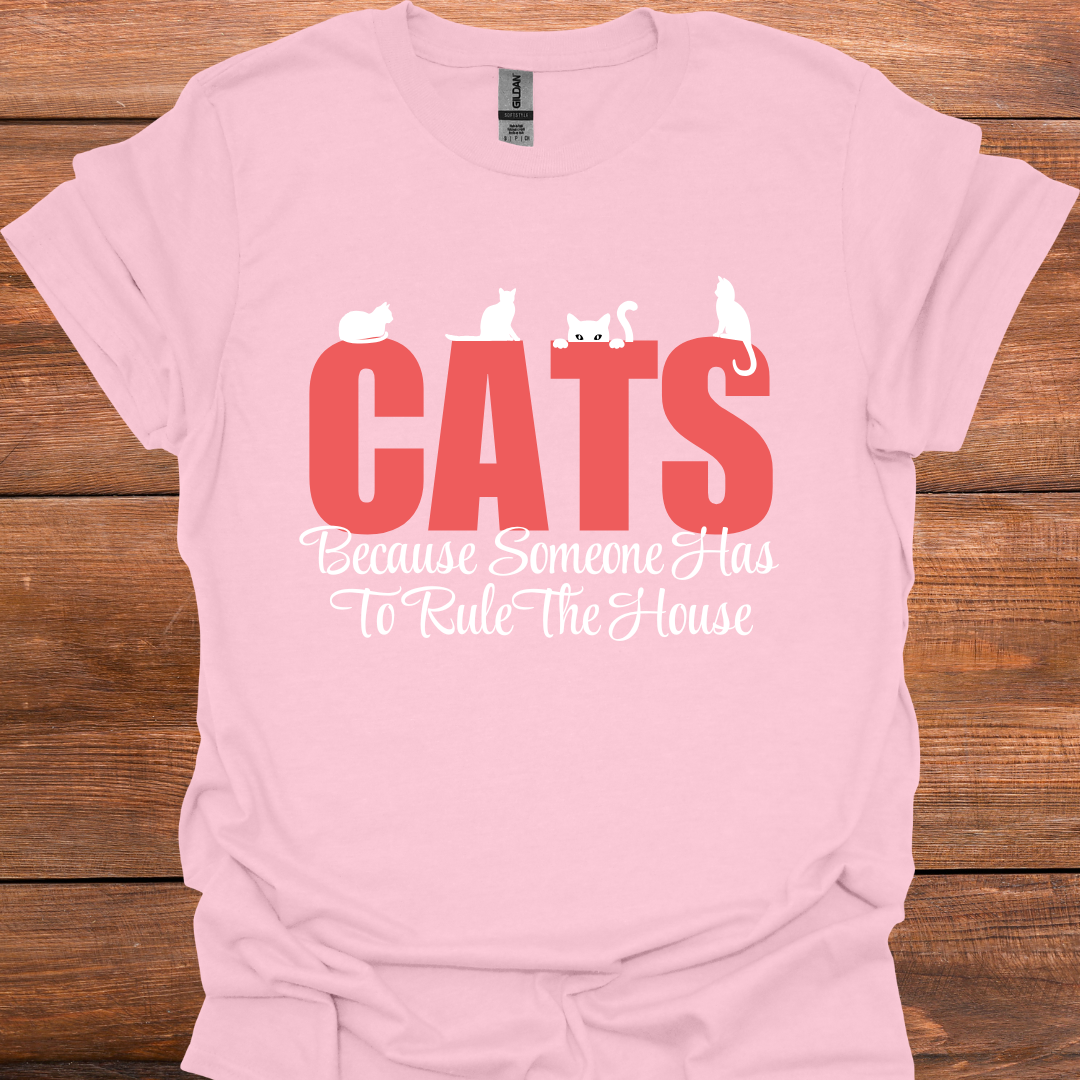 Cats Rule The House T-Shirt