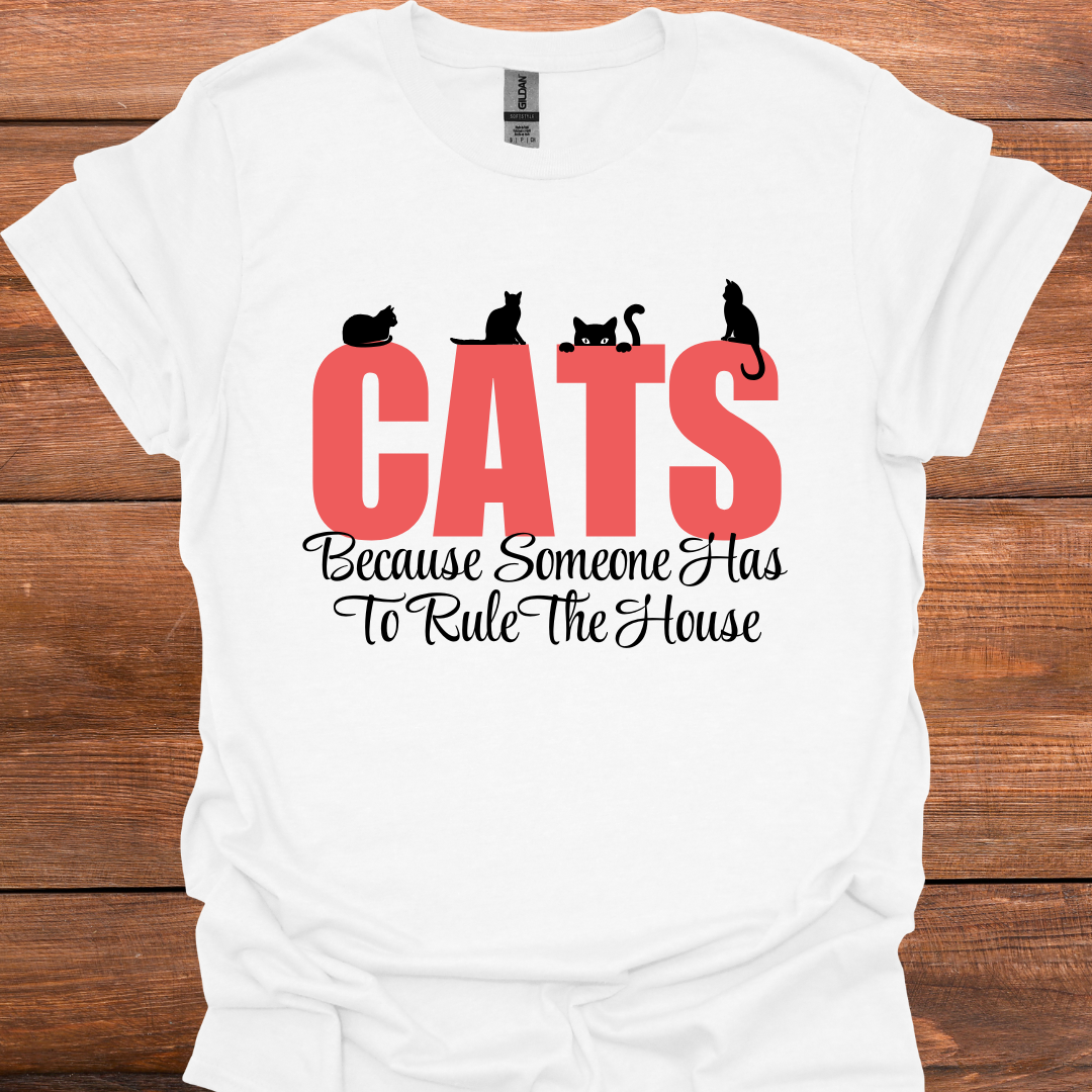 Cats Rule The House T-Shirt